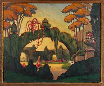 Pauline Delacroix-Garnier,  Parklandskap.