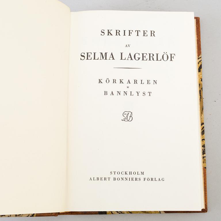 BÖCKER, 12 band, Selma Lagerlöf, Albert Bonniers förlag Stockholm 1945.