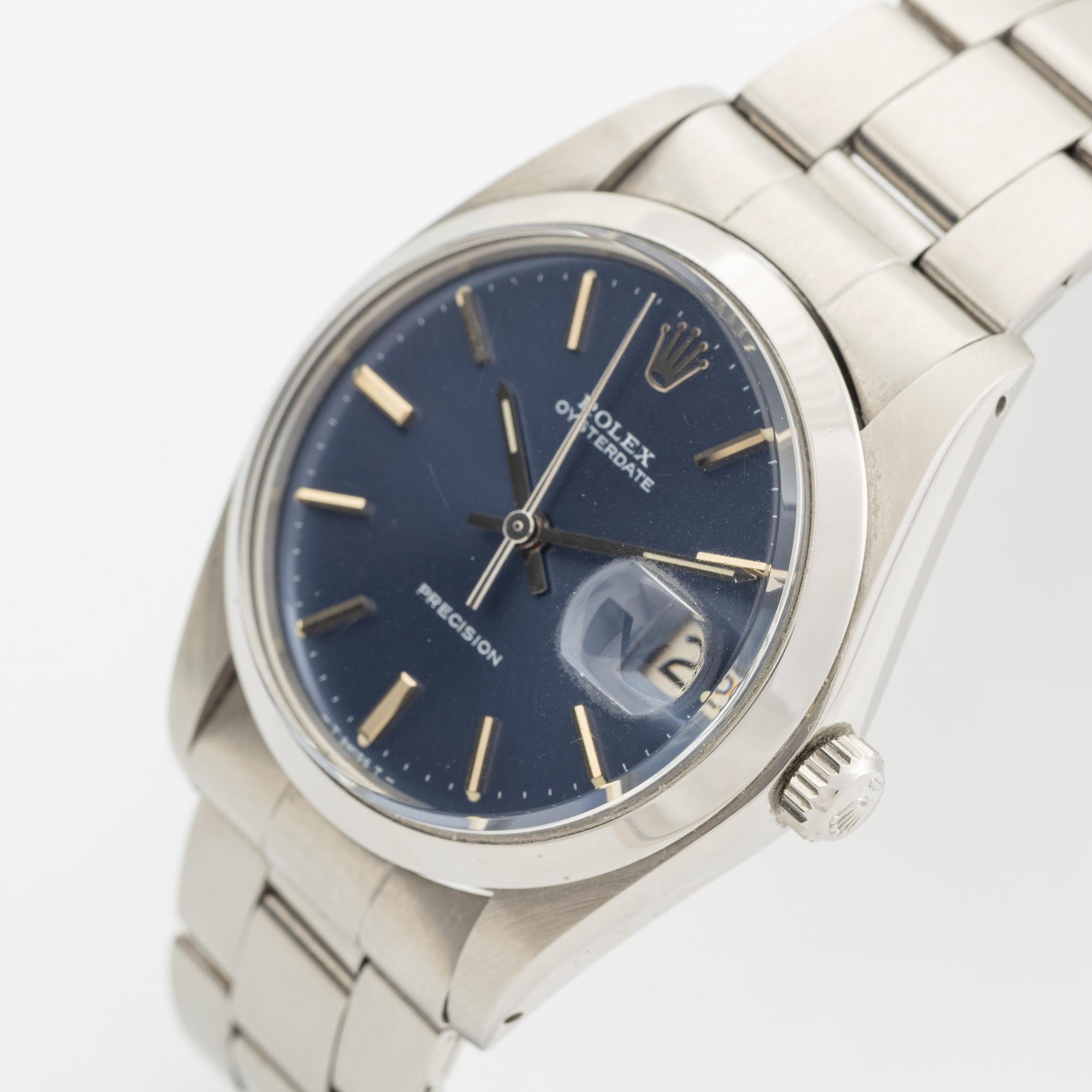 Rolex, Oysterdate, Precision, wristwatch, 35 mm.