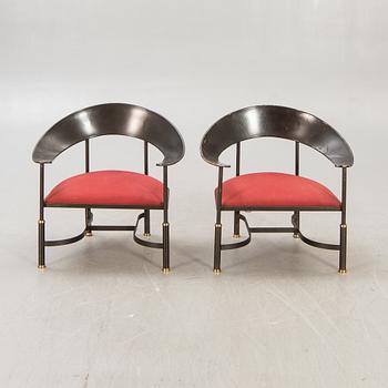 Armchairs / armchairs, probably Italy, a pair, second half of the 20th century.