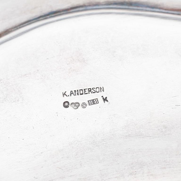 FAT, silver, K Anderson, Stockholm 1928. Vikt ca 816 gram.