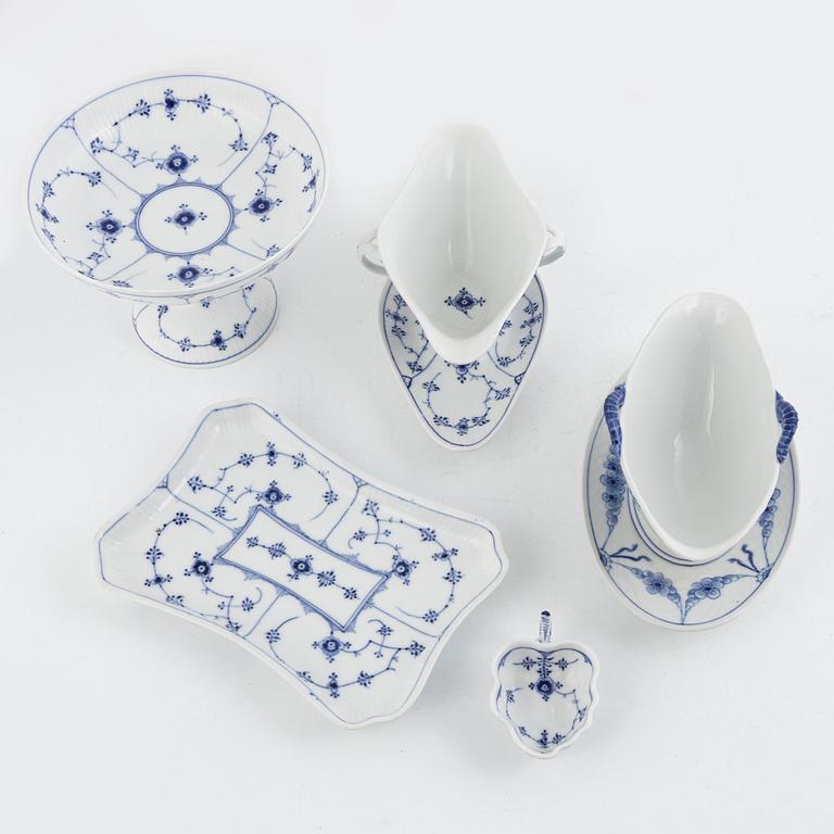 A 43-piece 'Musselmalet' porcelain service, Royal Copenhagen, Denmark.