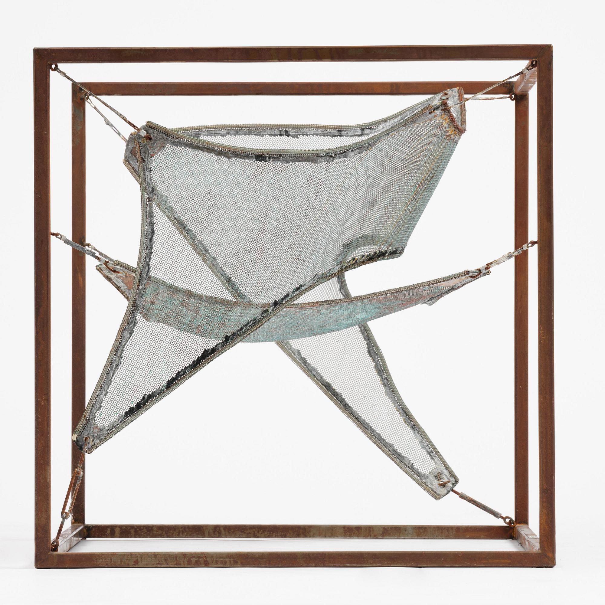 Sigurdur Gustafsson, a "Wind" easy chair/sculpture, ed. HC 4/5, Källemo, Värnamo, post 2003.