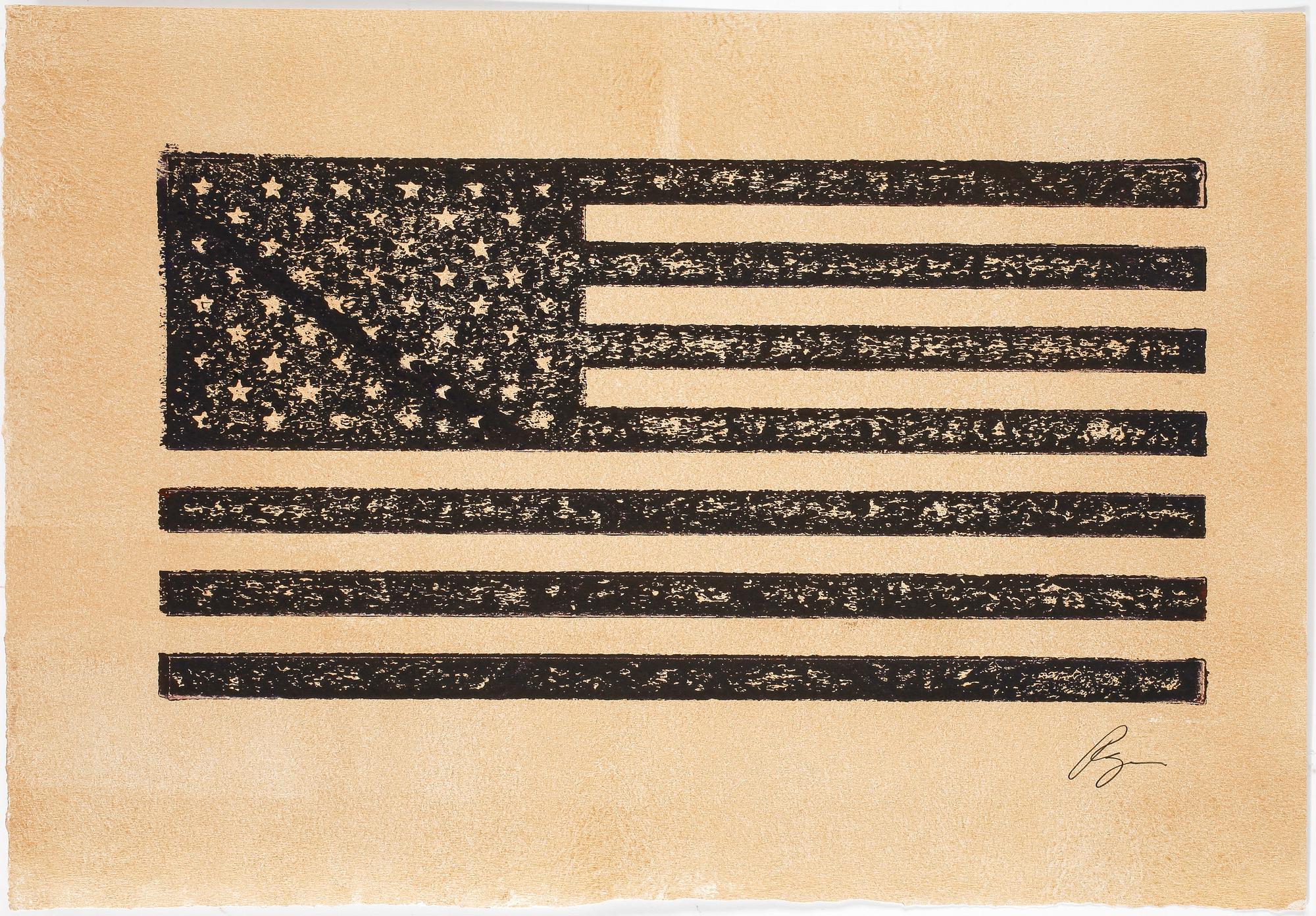 RICHARD RYAN, monoprint, signerad.