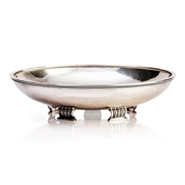 Atelier Borgila, a sterling silver bowl, Stockholm 1933.