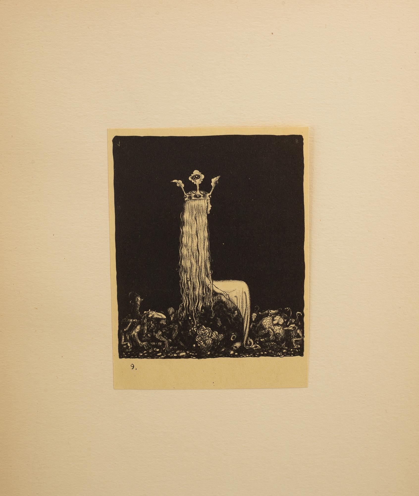 JOHN BAUER, "Troll", svit om tio litografier, , Ernst Bauers Förlag Göteborg, A. Börtzells, 1915.