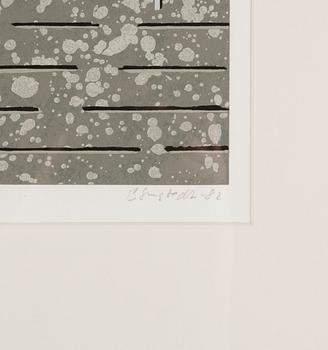 JUHANA BLOMSTEDT, serigrafi, signerad och daterad -82, numrerad 66/100.