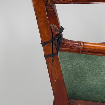 Nojatuolipari, 1800-luvun puoliväli.