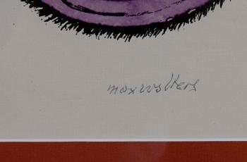 SVANBERG, MAX WALTER, färglitografi, sign.