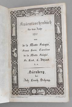 BOK, Frauentaschenbuch für das Jahr 1815, Doh. Leonh. Srhrag., Nürnberg, 1815.