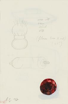 Charlotte Gyllenhammar, Mixed Media. Signed and dated -97.