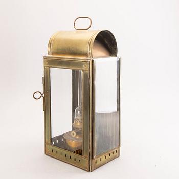 A ships lantern, turn of the cenury 1900 / early 20th Century.