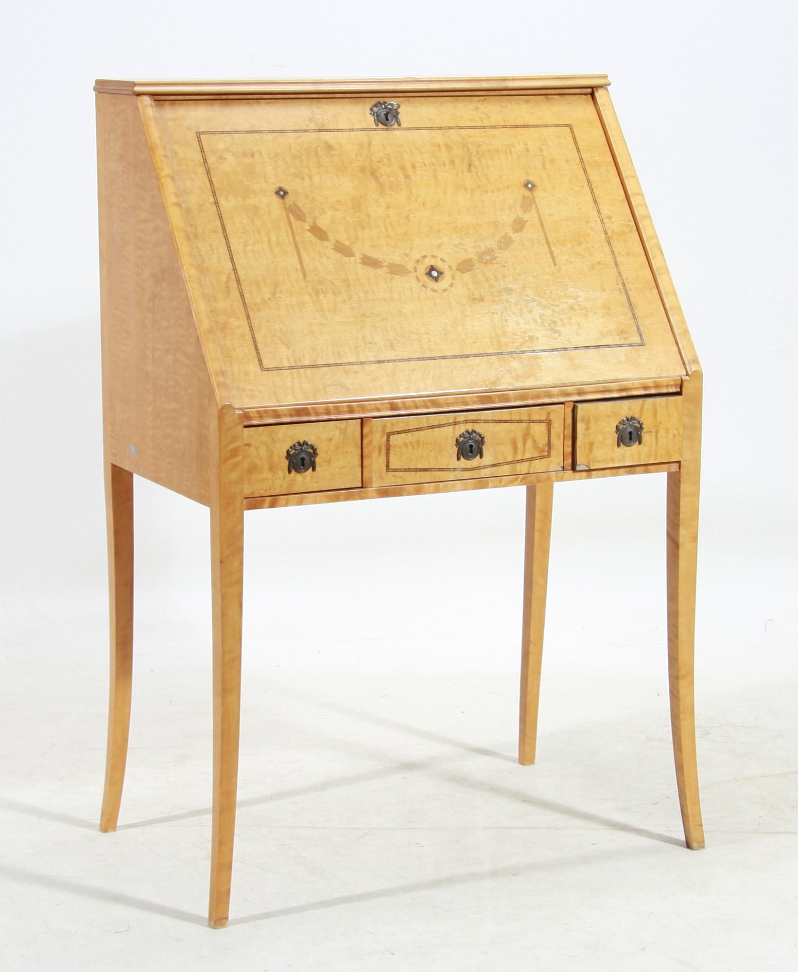 SEKRETÄR, gustaviansk stil, 1900-tal.