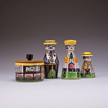 KRYDDKAR SAMT SMÖRASK,  3+1 st. "Familjen Pepparsson" Anita Nylund för Jie Gantofta.