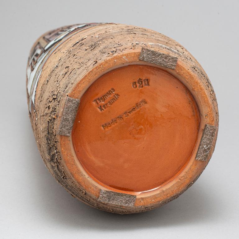 MARIAN ZAWADZKI, a large ceramic vase from Tilgmans, signed.