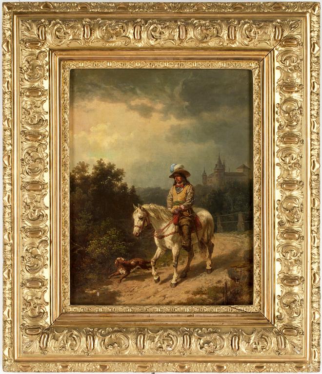 NILS ANDERSSON, olja på duk. Sign och dat 1856.