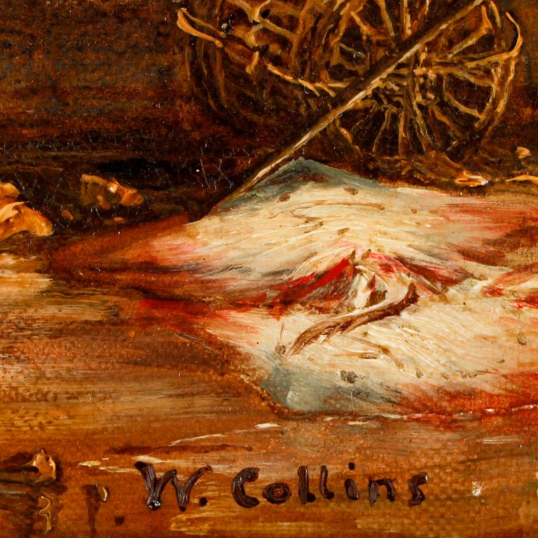 WILLIAM COLLINS. Olja på duk. Signerad W Collins.