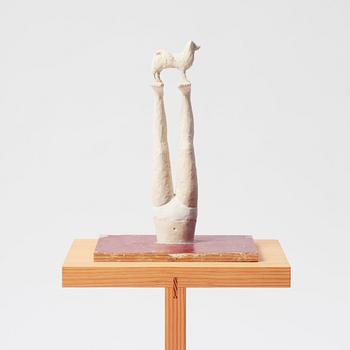 Linnéa Jörpeland, a plaster sculpture, signed and dated -99.