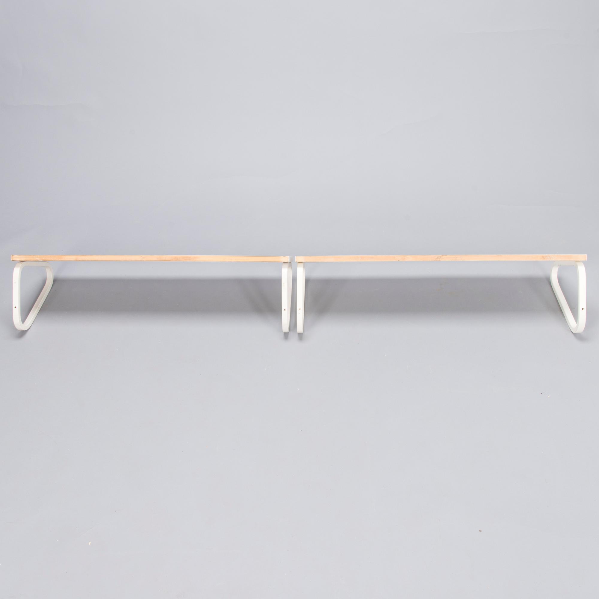 ALVAR AALTO, Hyllyjä 2 kpl, Artek 1900-luvun loppu.