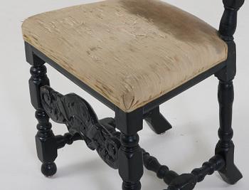 STOLAR, 3 st. Barock, 1700-tal.