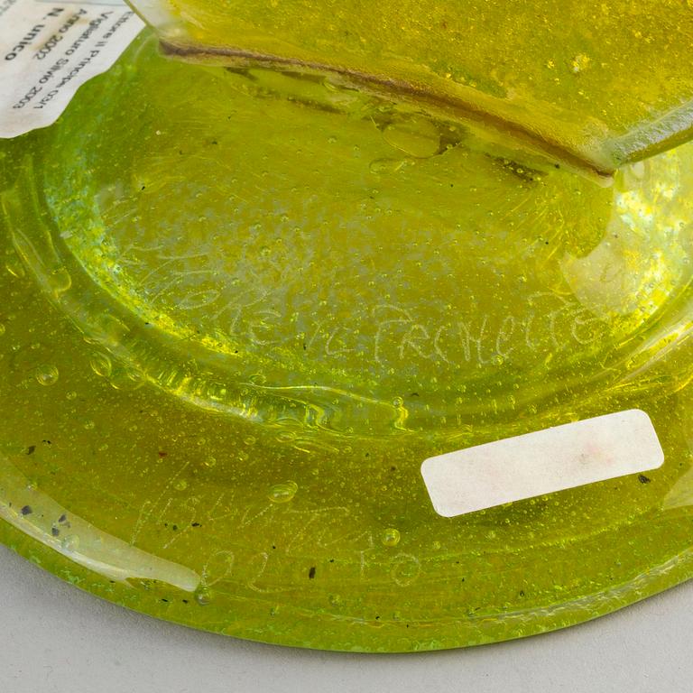 SILVIO VIGLIATURO, glasskulptur, signerad och daterad -02.