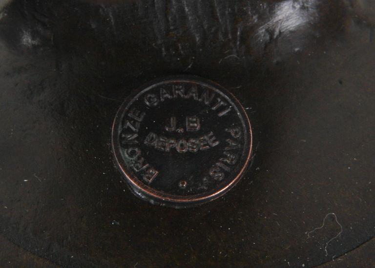 SKULPTUR, brons. Paris. "Ikaros", bär påskrift A.A Weinman.