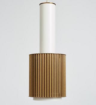 Alvar Aalto, a pair of ceiling lamps, model "A 111", Valaistustyö, Finland, 1950s.