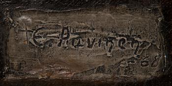 Erkki Auvinen, oil on canvas, signed and dated -68.