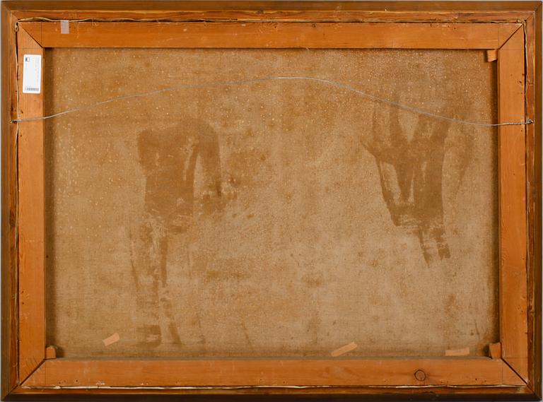 OTTO NIELSEN, olja på duk, sign.