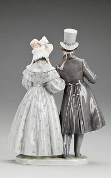 FIGURIN, porslin, Royal Copenhagen. 1900-talets andra hälft.