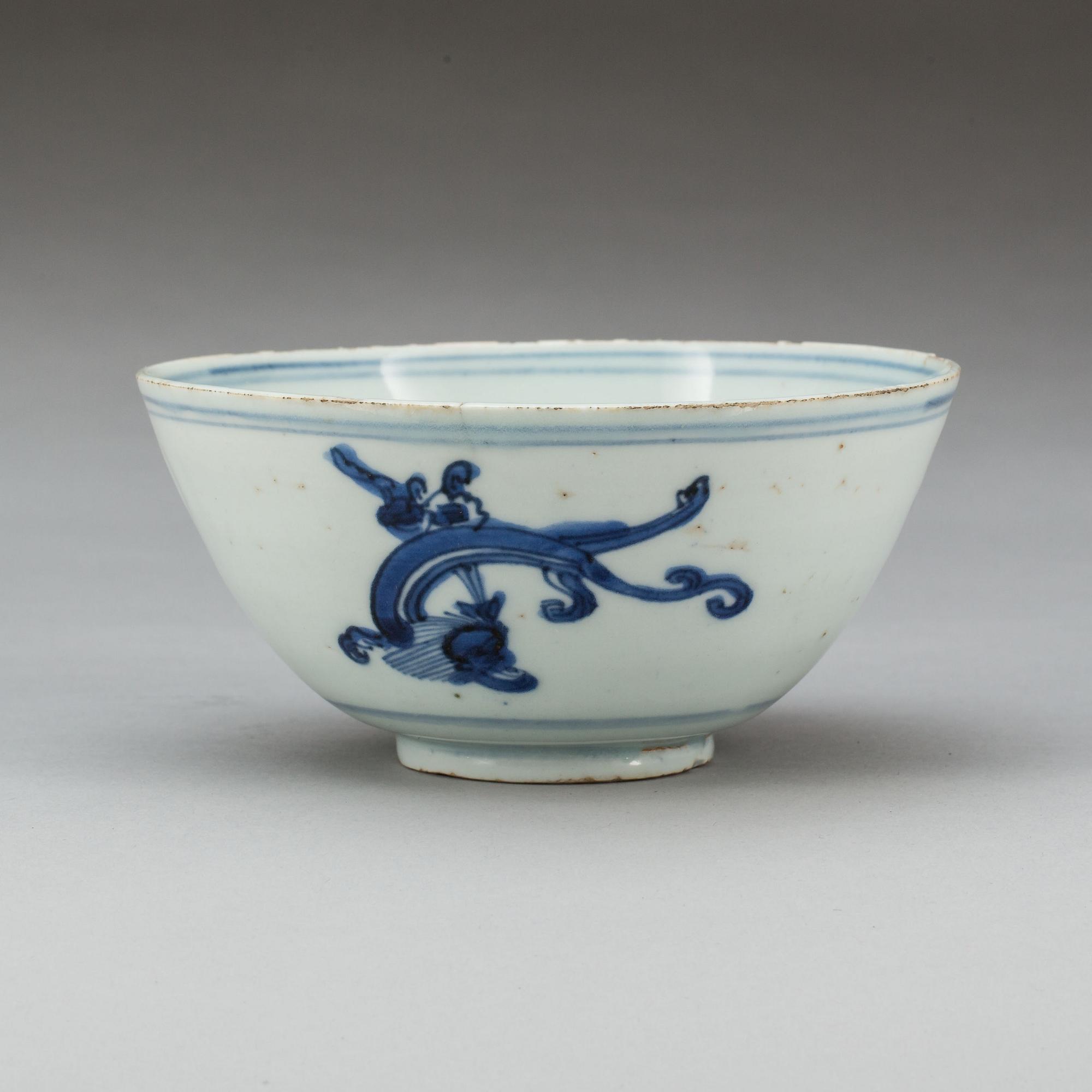 SKÅL, porslin, Kina, Ming (1368-1644).