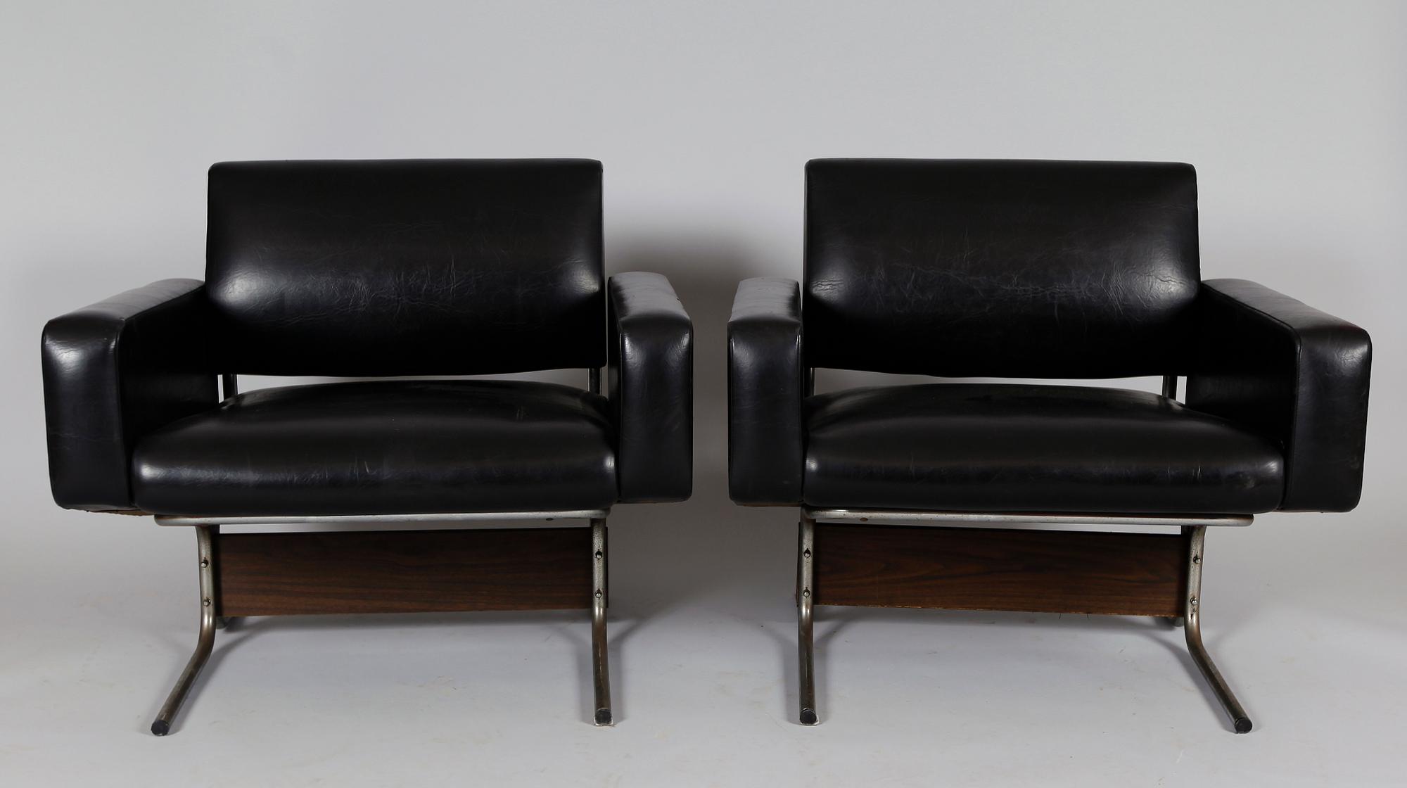 KARMSTOLAR, 1 par, 1960-tal.