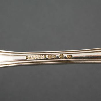 19 pieces of silver cutlery, first half of/mid 20th century.