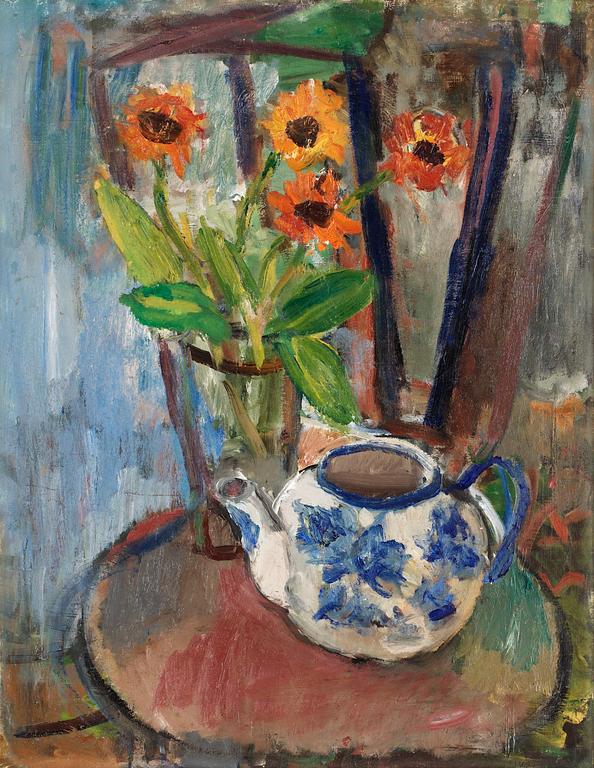 Ivan Ivarson, Still life with tea pot.