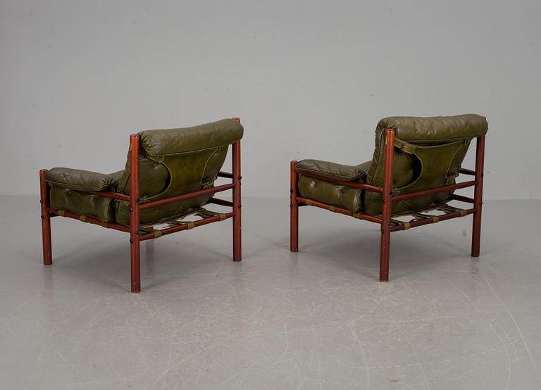 FÅTÖLJER, ett par, Arne Norell, Norell Möbler.