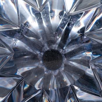 A TÄHTI (Star) GLASS VASE, signed Aimo Okkolin Riihimäen Lasi Oy.
