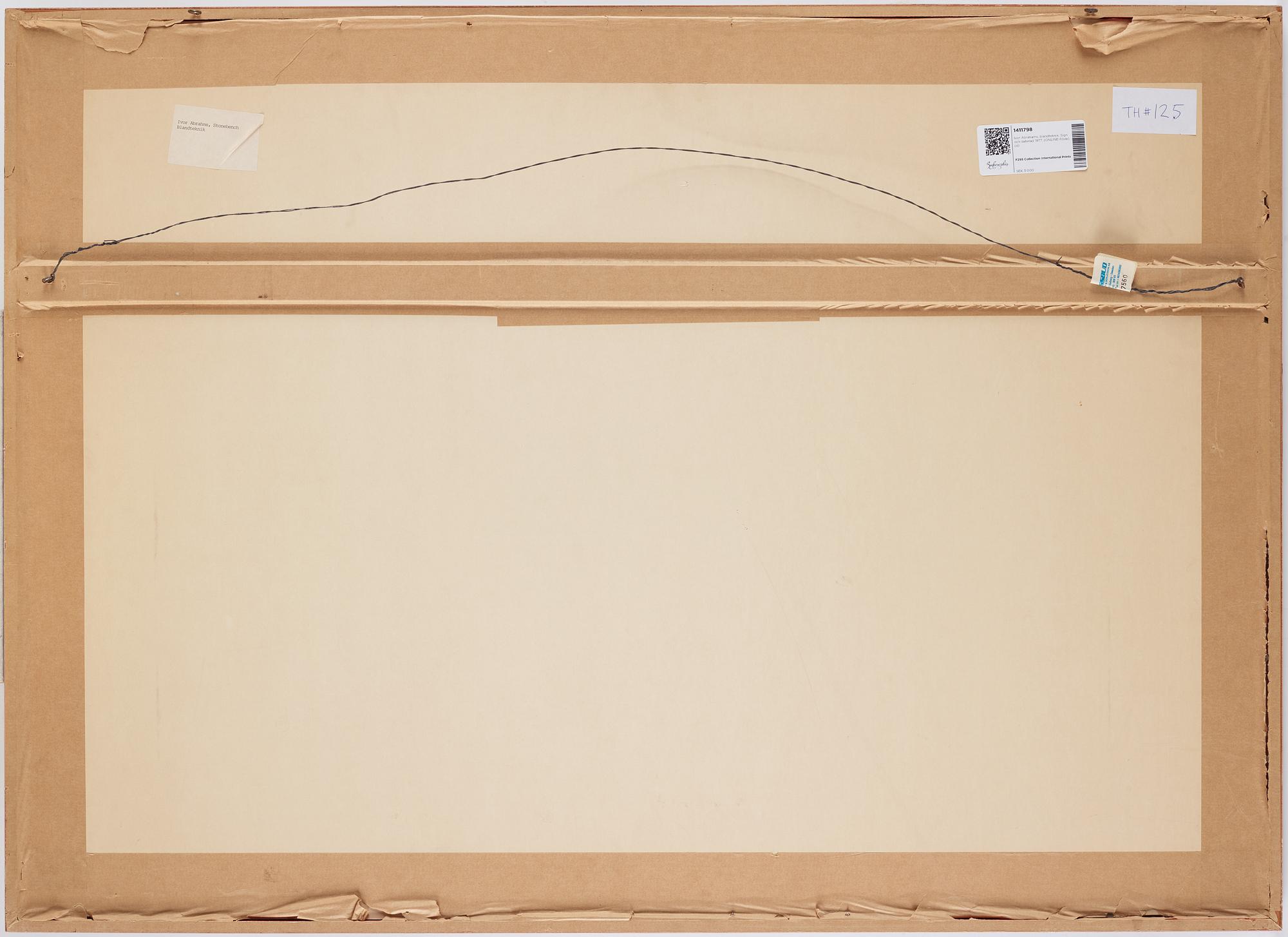 Ivor Abrahams, blandteknik. Signerad och daterad 78.