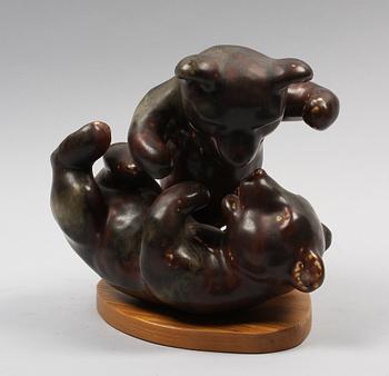FIGURIN, stengods. Karl Grössl, Rörstrand.
