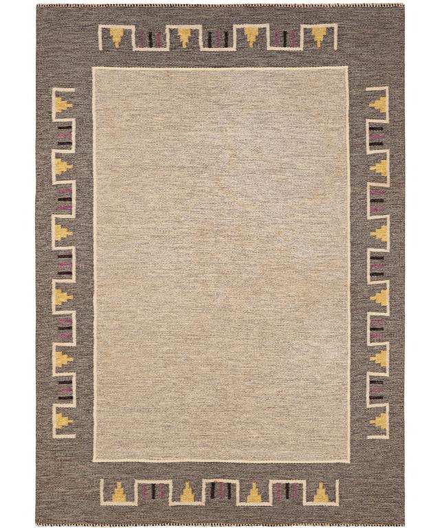 A rug, flat weave, Sweden, 1950's, c. 243 x 162 cm.