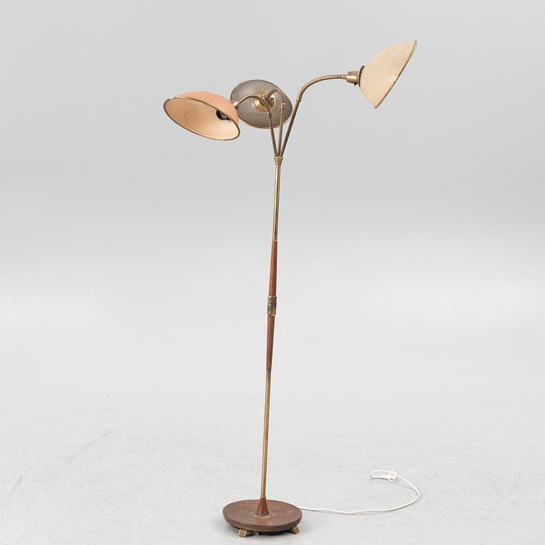 A floor lamp, around the mid-20th century.