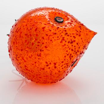 Alessandro Pianon, "Pulcino", skulptur, glas, Vistosi, Murano, Italien 1960-tal.