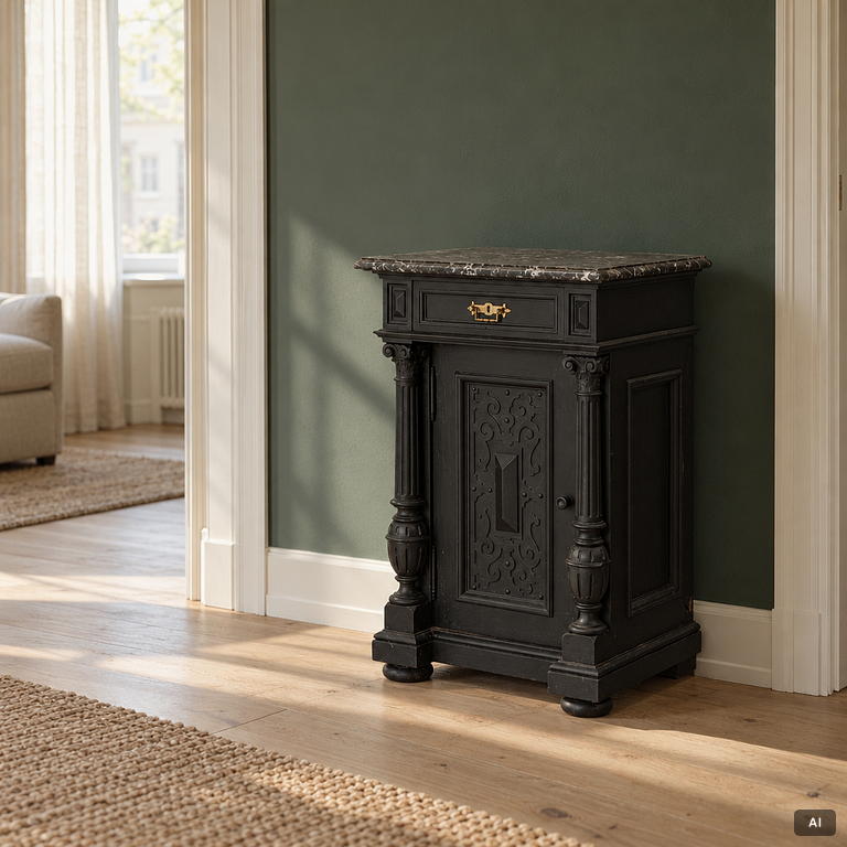 Pair of cabinets/bedside tables, circa 1900.