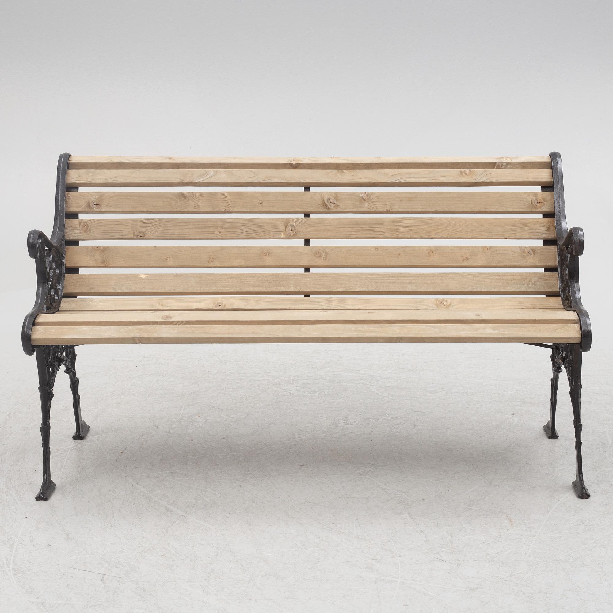 A garden sofa, 20th century.