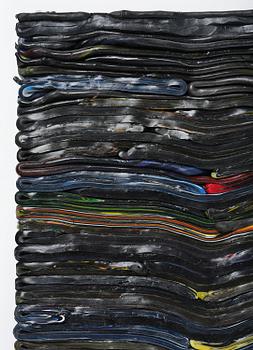 Matthias van Arkel, "Stripe Painting Black".