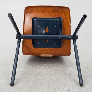 Stolar, 6 st, "Thur-Op-Seat", Pagholz, Västtyskland, 1960/70-tal.