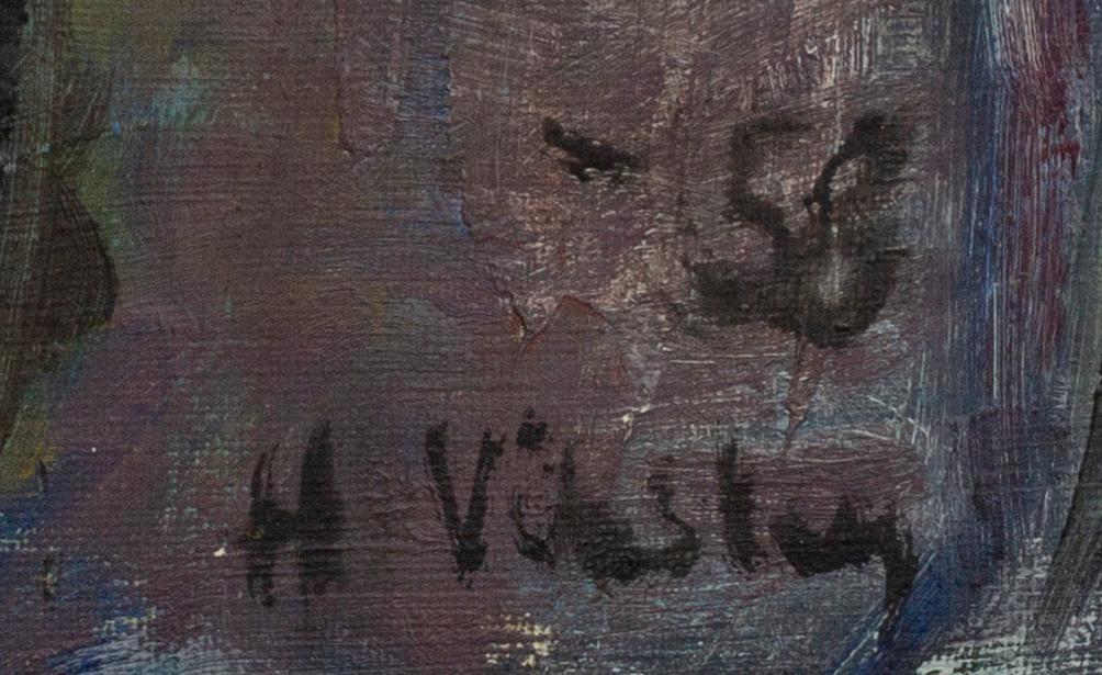 HANS VIKSTEN, olja på duk signerad och daterad 58.