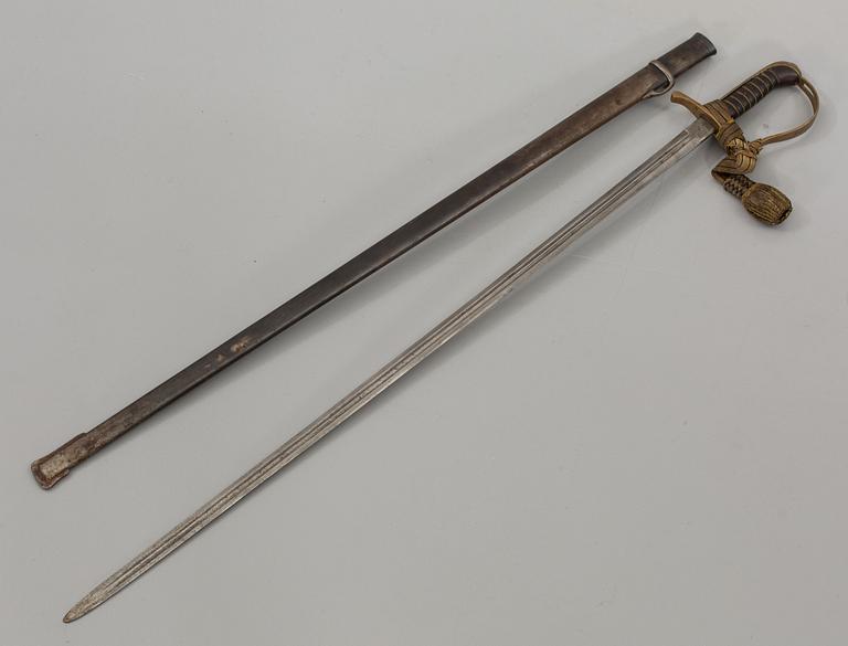 A SWEDISH SABRE, 19th century.