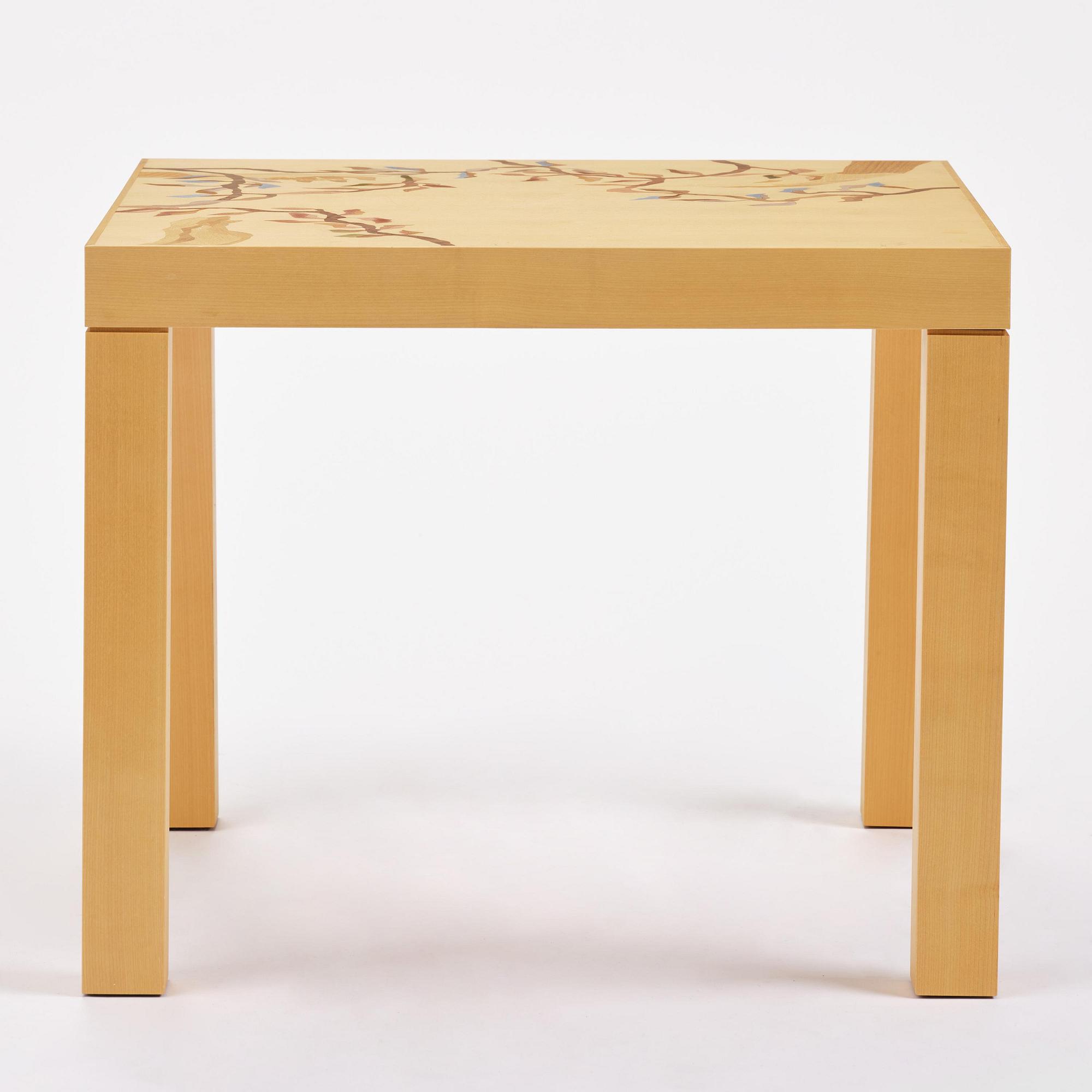 Klara Knutsson, a unique table, "Ornament", executed at Malmstens LiU, Stockholm, 2021.