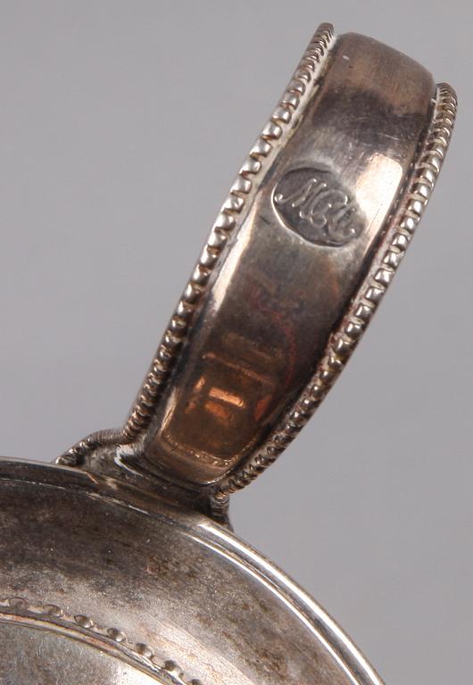 SOCKERSKÅL, silver, gustaviansk, Anders Brandt, Norrköping 1788.