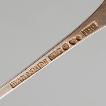 BESTICK, 15 delar, silver, svenska stämplar, 1900-tal. Total vikt ca 246 g.